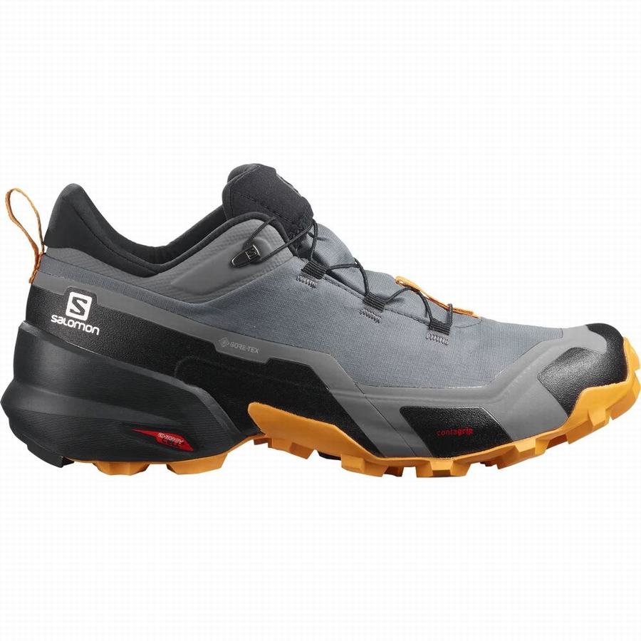 Salomon Cross Hike Gore-tex Turisticka Obuv Panske Siva |WYL4667RZ|